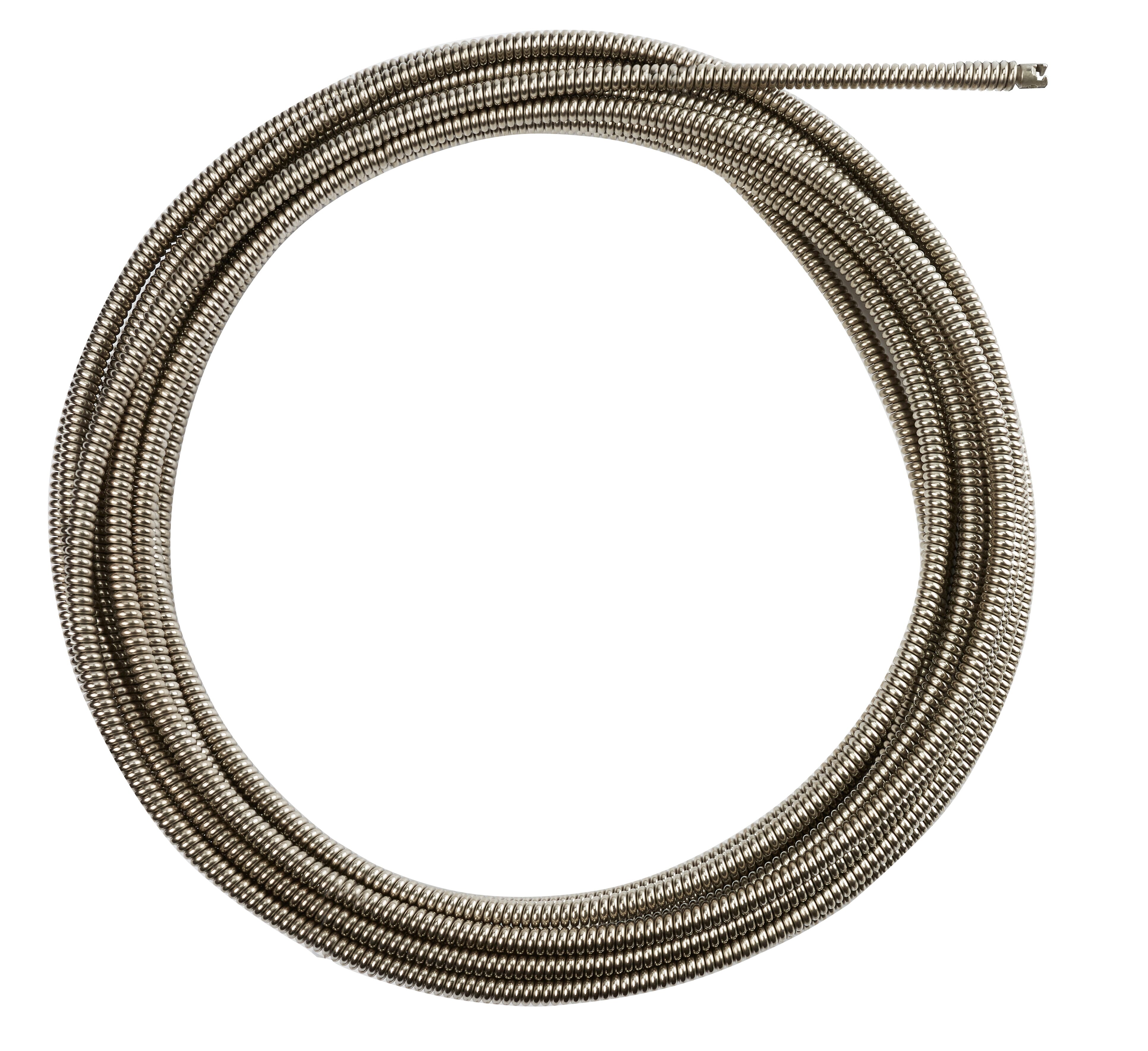 Milwaukee® 48-53-2775 Open Wind Coupling Drain Cleaning Cable, 5/8 in, Steel, For Use With Drain Cleaning Machines, 1-1/4 to 2-1/2 in Drain Line